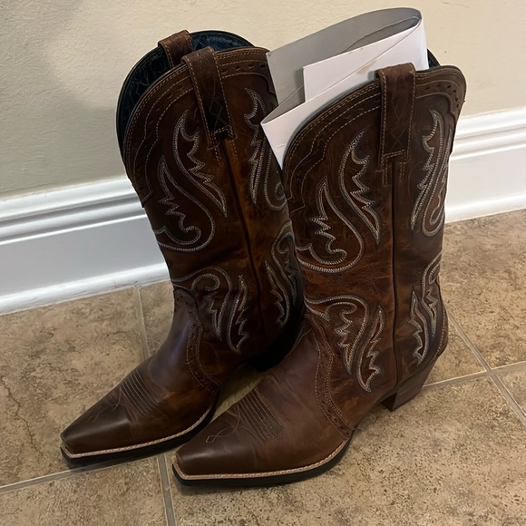 Bottes Ariat English Women 7.5 – Cuir Noir, Taille 7.5 Mais Taille 7